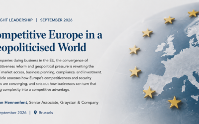 Competitive Europe in a Geopoliticised World